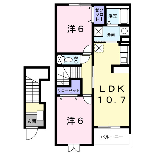 ジャン・ピュールⅥの間取り