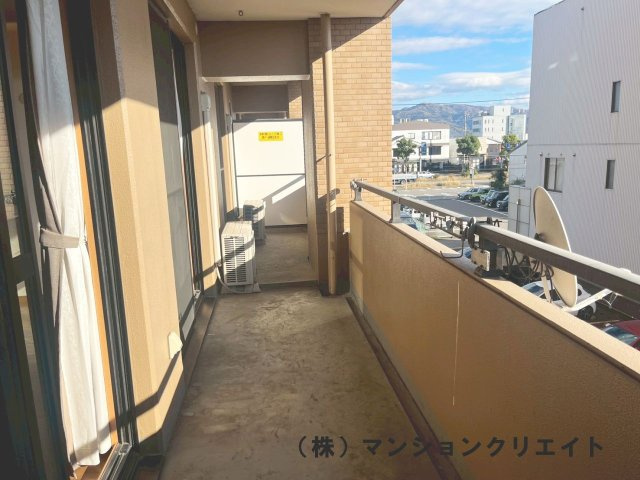 アパガーデンコート米松のバルコニー|バルコニーは南向きです