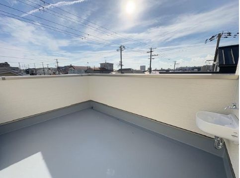 神戸市垂水区星陵台7丁目新築戸建３号地のバルコニー