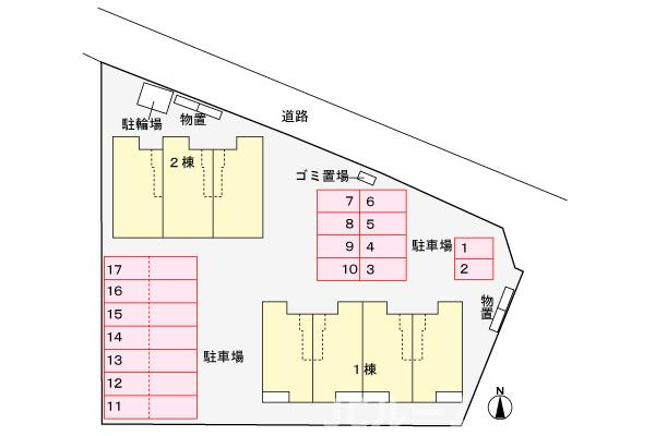 クリアネスＫ－Ⅰの区画図