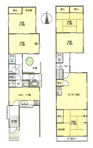 【間取り】 | 板橋区四葉2丁目　中古一戸建住宅　（成増店） | 緑豊かな閑静な住宅地は子育て家族にぴったり
※図面を基に作成しています。現況と異なる場合は現況を優先いたします。