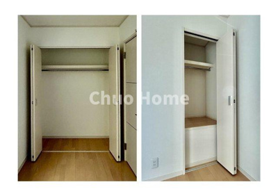 【収納】 | 江戸川区東小岩5丁目中古住宅 | 居室にはクローゼットを完備し、自由度の高い家具の配置が叶うシンプルな空間です。お子様の成長と必要になる子供部屋を与えるにはぴったりの間取りですね。