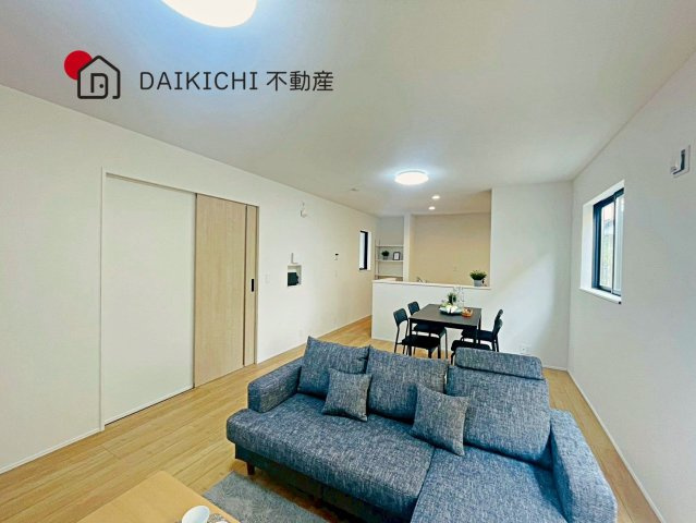 【居間・リビング】 | LIGNAGE 白岡市岡泉　新築戸建　全1棟　1号棟