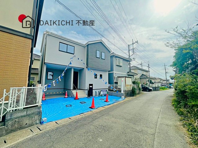 【前面道路含む現地写真】 | LIGNAGE 白岡市岡泉　新築戸建　全1棟　1号棟