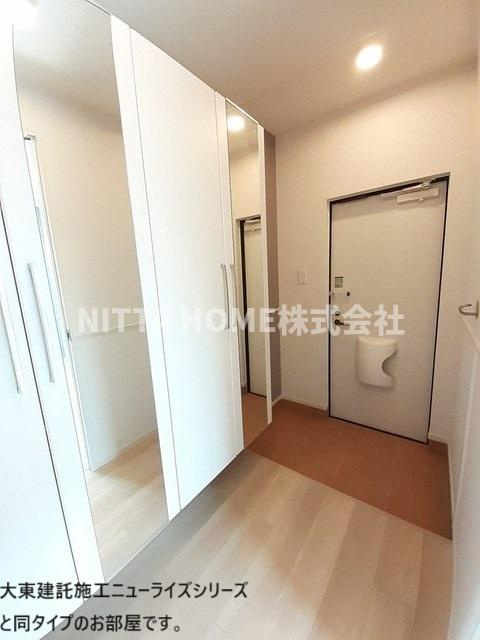 ソレイユいぬいの玄関|【完成イメージ図】広いスペースの玄関です☆