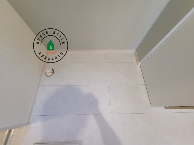 合志市須屋第16-7棟(1号棟)の内観：施工例|ランドリースペースとなります。広々して有効的にご使用できます。 