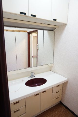 中古戸建　大東市泉町２丁目（昭和60年築）の独立洗面台