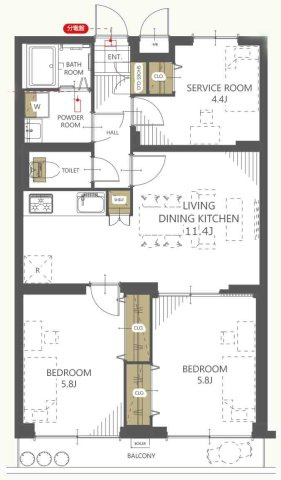 東久留米市柳窪２丁目の中古マンション