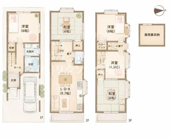 泉町2丁目　中古一戸建ての間取り|間取り図はいかがですか？ご希望を叶える間取りですか？リビングの広さは？水回りの位置は？カウンターキッチン？など色々な情報が集約されています。弊社ではリフォームなどのご相談も承っております。