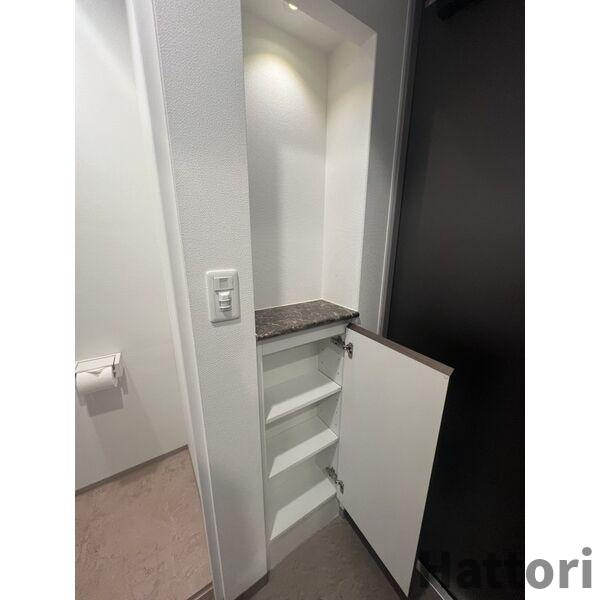 江坂プライマリーワンの玄関