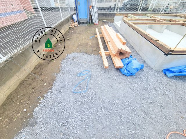 宮崎市吉村町3(1号棟)の庭|お庭で自由な時間を過ごせます。