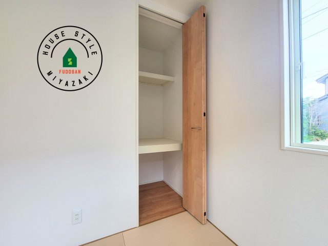 宮崎市吉村町3(1号棟)の内観：施工例|収納には困りません。