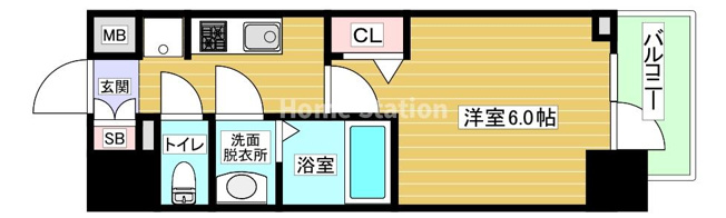 【間取り】 | プレサンス西九条シティベイ　