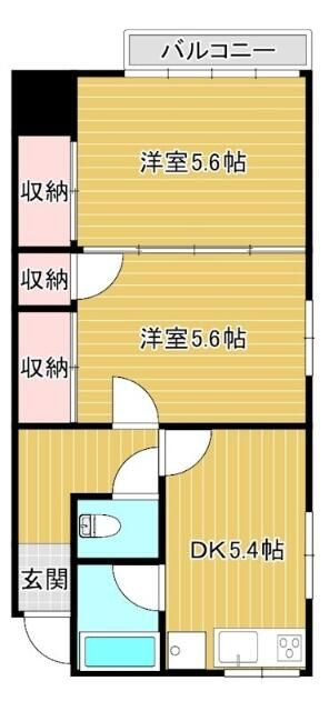 内村コーポの間取り
