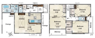 【間取り】 | 新座市堀ノ内2丁目　全1棟　1号棟 | 新座市堀ノ内2丁目　全1棟　1号棟