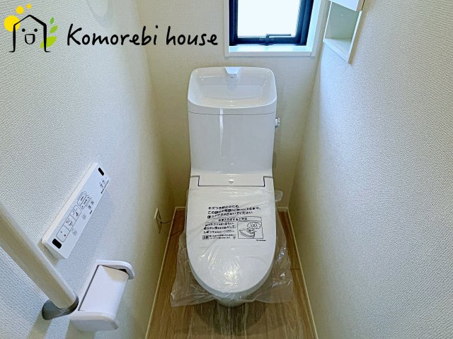 上尾市西宮下　8期　新築一戸建て　グラファーレ　01のトイレ|26.2.26　撮影済み