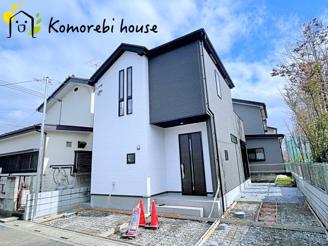 上尾市西宮下　8期　新築一戸建て　グラファーレ　01の外観パース|外観パース