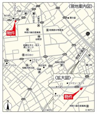 【地図】 | 若松戸建(ワカマツコダテ)