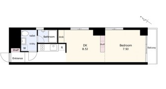 【間取り】 | キャッスルマンション西新宿