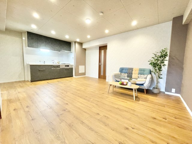 ライオンズマンション枚方の居間・リビング|ゆったり過ごせるリビングです