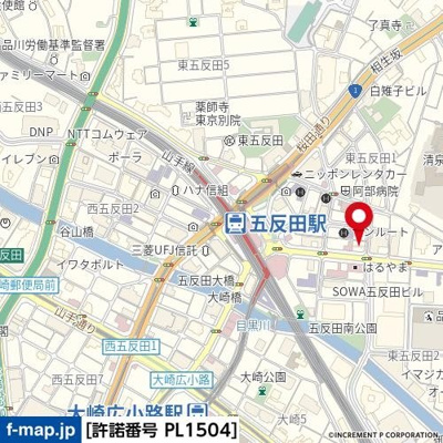 【地図】 | ウイスタリア東五反田ビル