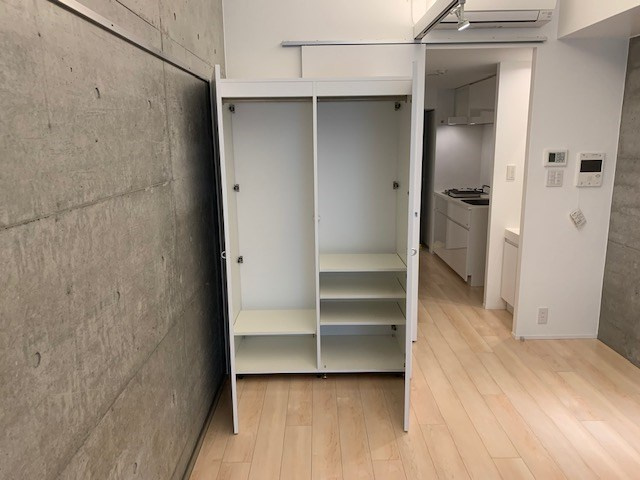 新品家具付きマンション西新宿15(KaGood東京)の収納