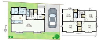 【間取り】 | 清瀬中里2期　全1棟　A号棟 | 清瀬中里2期　全1棟