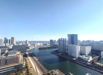 ブランズタワー豊洲の展望|手を伸ばせば、ふれることが出来そうな環境が、そのままインテリアになったような印象です。その豊かな眺望にふさわしい空間には、通風・採光にも優れ、心地よい光と風があふれています