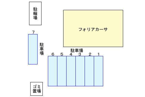 フォリアカーサの区画図