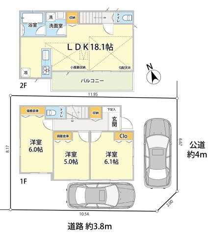 武蔵野市吉祥寺東町2丁目　東南角地×陽だまり邸宅　限定1棟の外観パース