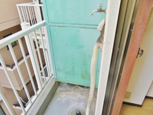 室外洗濯機置場