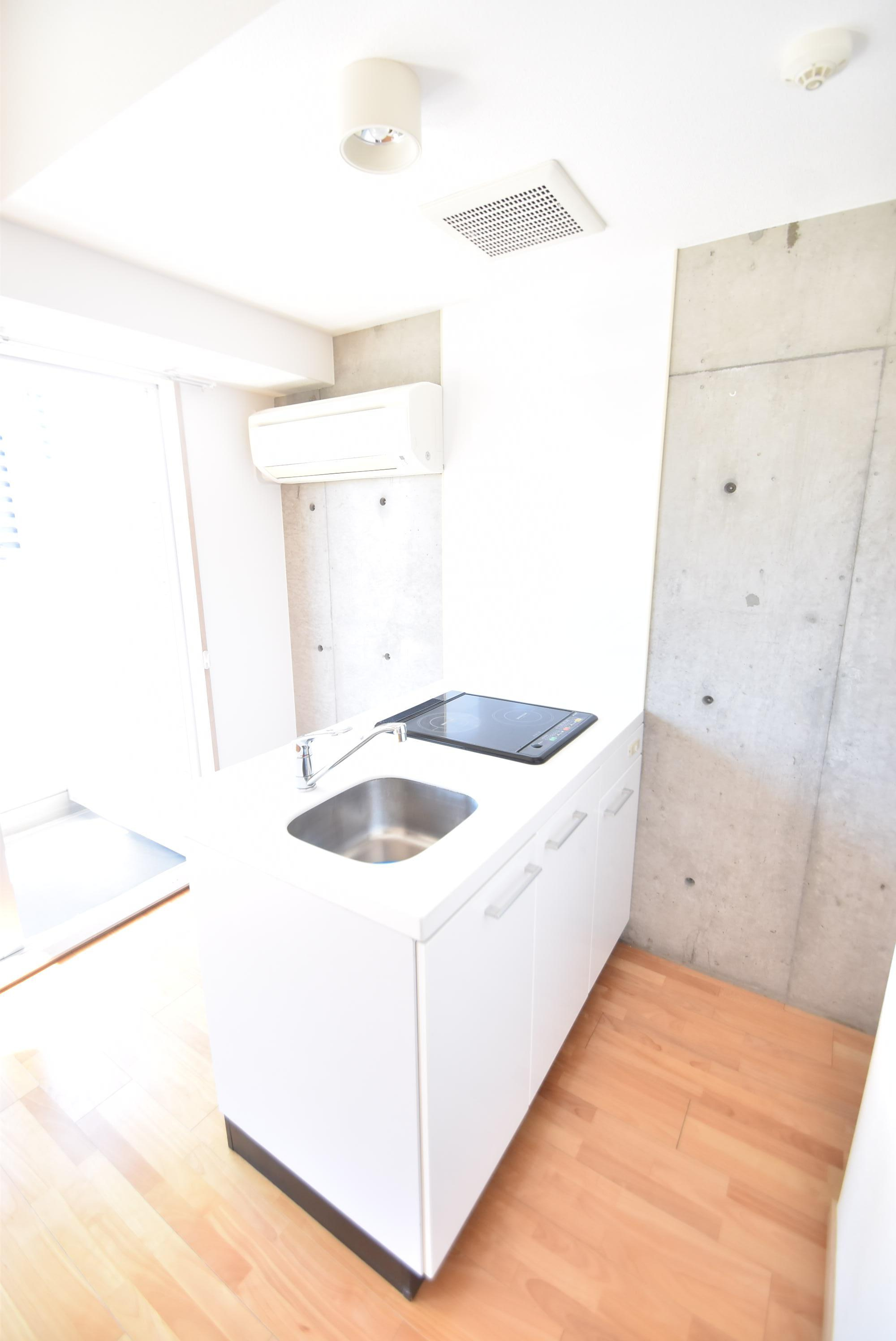 大阪市都島区中野町４丁目の賃貸マンションのキッチン