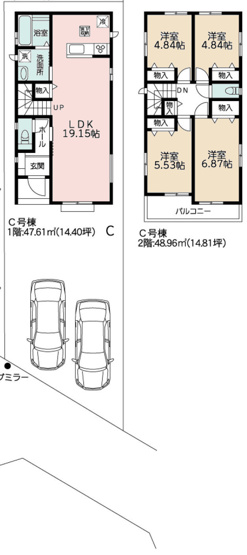 【間取り】 | 4LDKはリビングダイニングキッチンと4つの居室がある間取りで、大家族や二世帯住宅に最適。広々としたリビングで家族団らんを楽しみ、個室でプライベートな時間も確保でき、快適な生活を送ることができますよ。