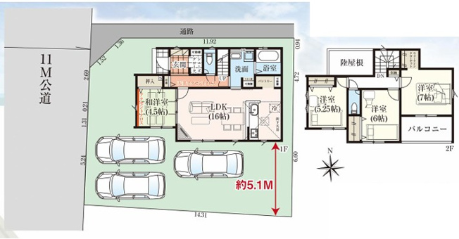 【間取り】 | GRAFARE 行田市桜町　新築住宅