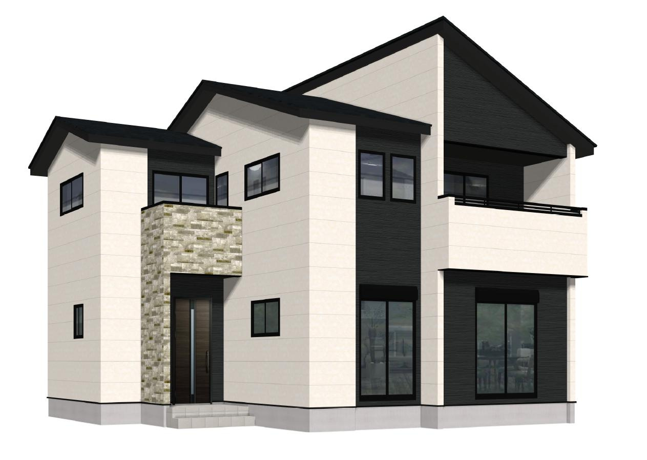 武雄市大字昭和1期の外観パース|新築戸建完成しました！