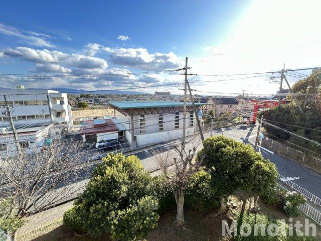 鶴山台55号棟の展望