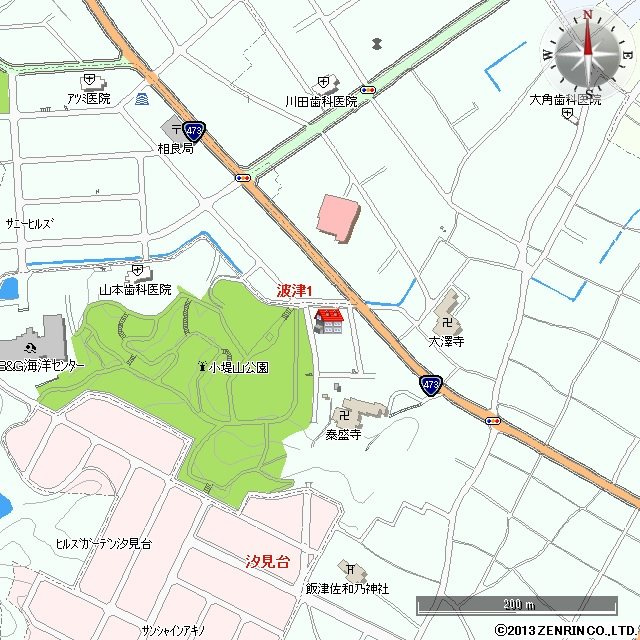 エヴァーグリーンの地図