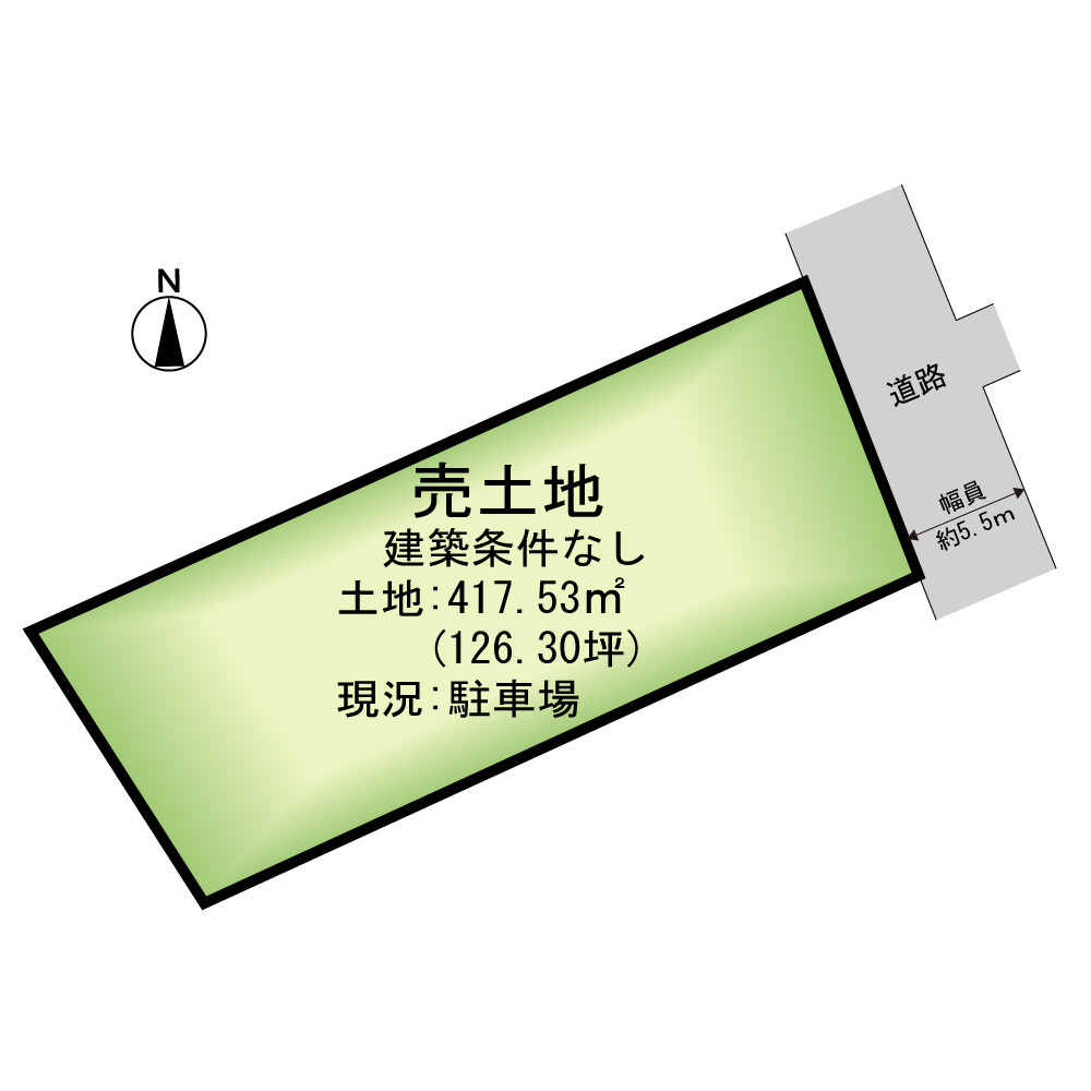 中央区東伊場1丁目の土地図