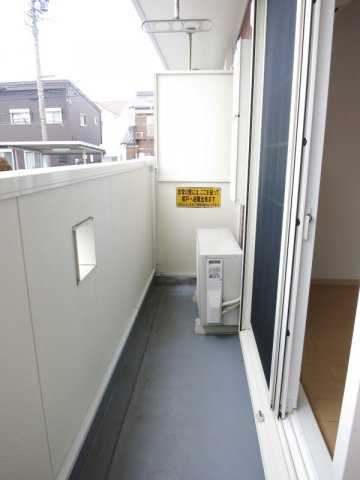 ハーヴェストⅡのバルコニー