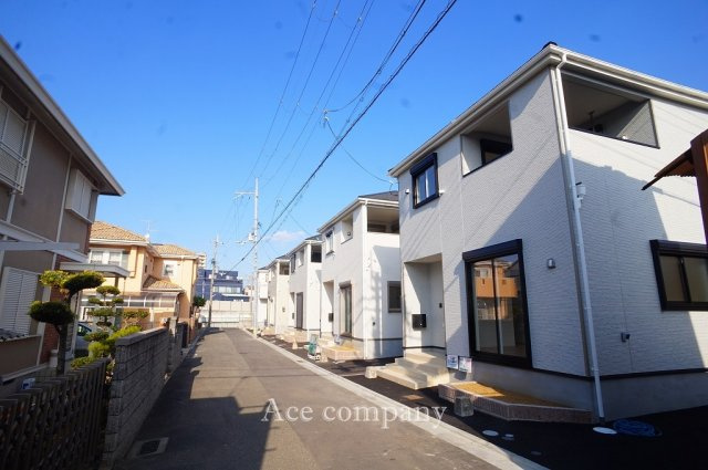 【前面道路含む現地写真】 | 東大阪市稲田本町1丁目　【5号棟/全5棟】 | 【前面道路：幅員約4.1ｍ～4.2ｍ】