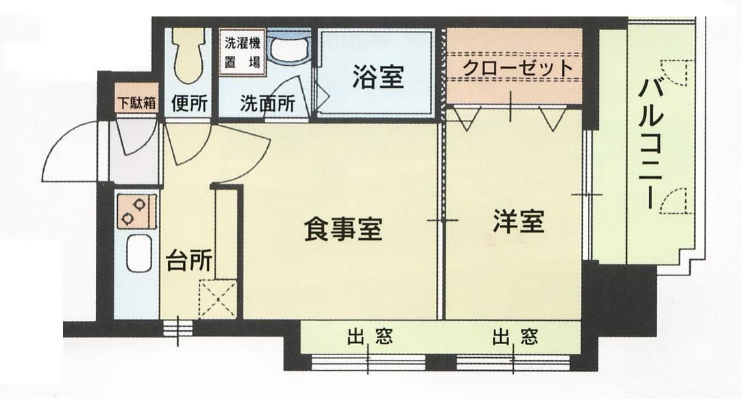 エステートモア平尾倶楽部の間取り