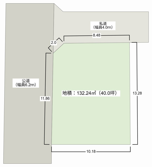 【区画図】 | 世田谷区中町１丁目中古戸建 |  【土地132m2超！世田谷でこの広さ】
ウッドデッキにスカイデッキ、そして駐車2台。広いからこそ叶う住空間です。