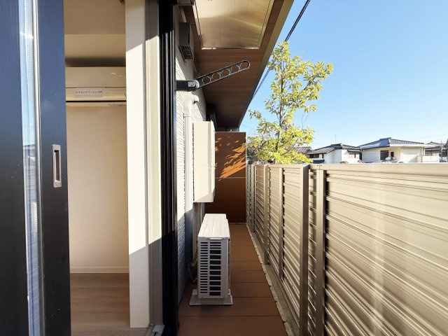 ベレオガーデンズHATAのバルコニー