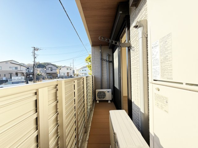 ベレオガーデンズHATAのバルコニー