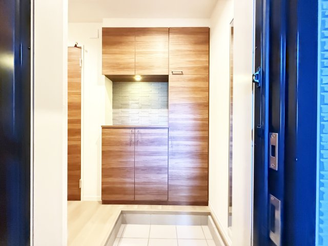 ベレオガーデンズHATAの玄関