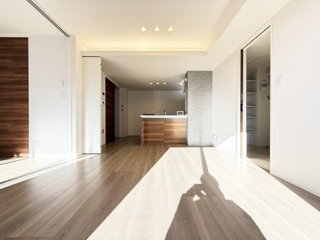 ベレオガーデンズHATAの居間・リビング