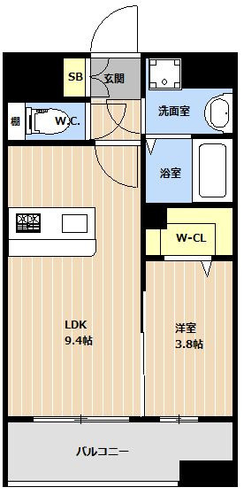 KL天神南の間取り