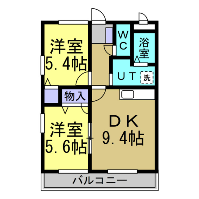 ボヌール東水代の間取り