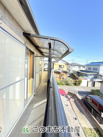 KEM宇都宮市南町1期のバルコニー|"南向きバルコニーがございます！
陽当りが確保されておりますので洗濯物も速乾です！"
