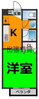 仲介手数料0！！サンブライト城西の間取り